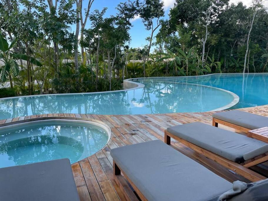 Loft En Aldea Zama Lejlighed Tulum Eksteriør billede